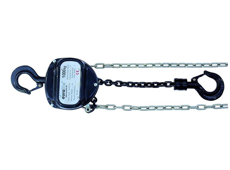 EUROLITE Chain hoist 10M/1.0T black